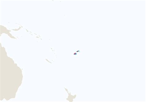 Oceania with highlighted Fiji map. 8078695 Vector Art at Vecteezy