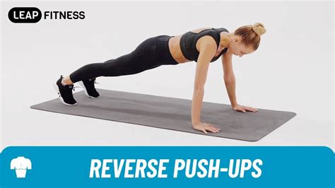 How to Do：REVERSE PUSH-UPS - YouTube