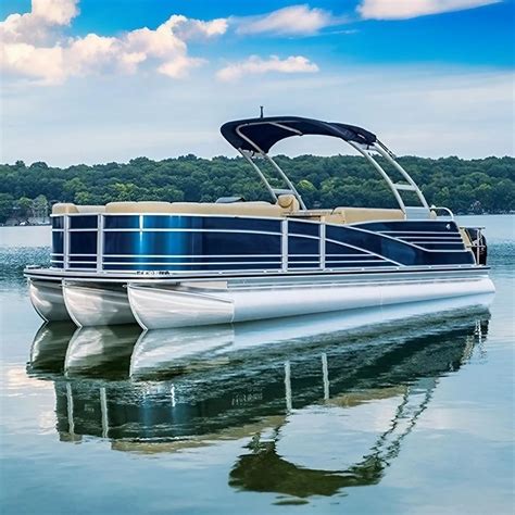 Ce Certified Luxury Family Tritoon Boats Yacht Water Taxi Aluminum ...