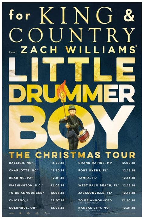 For KING & COUNTRY Announce 'Little Drummer Boy' Tour - TCB