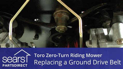 How to Replace a Toro Zero-Turn Riding Mower Ground Drive Belt - YouTube