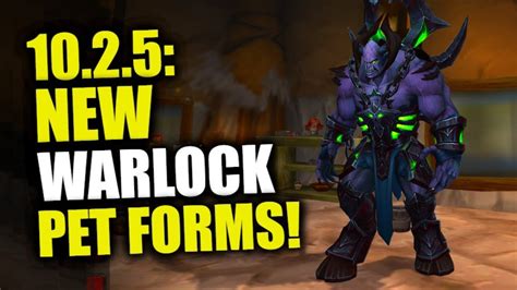 New Warlock Customizations For Pets In Patch 10.2.5! WoW Dragonflight ...