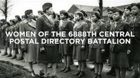 The 6888th Central Postal Directory Battalion (Women's Army Corps ...