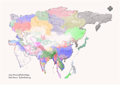 Mapping The World's River Basins By Continent - The News Intel