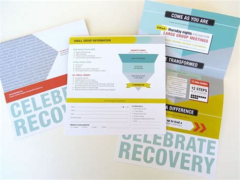 Celebrate Recovery Brochure on Behance | Celebrate recovery, Brochure ...