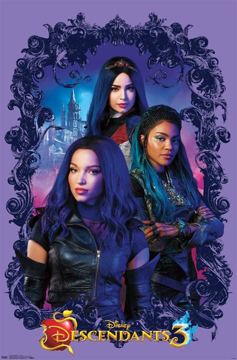 Buy Trends International Disney Descendants 3-Group Wall , 14.725 in x ...