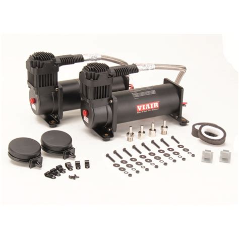 Viair 44442 Dual Air Suspension Compressor Kit, 444C, Black