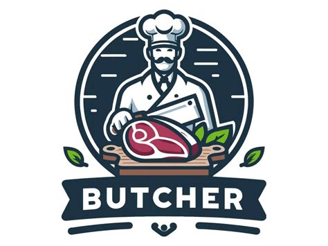 Butcher Logo Template PNG vector in SVG, PDF, AI, CDR format