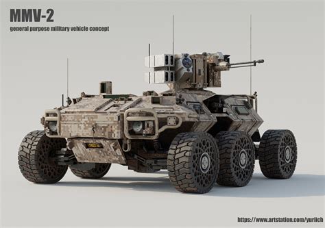 ArtStation - Sci-fi military vehicle