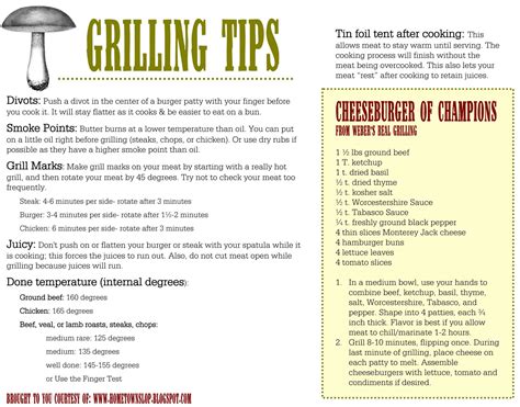 Hometown Slop: Grilling Tips