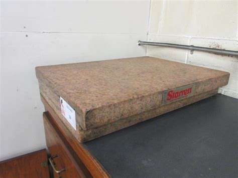 Machines Used | Starrett 24" x 18"x 4" 2-Ledge Pink Granite Surface Plate