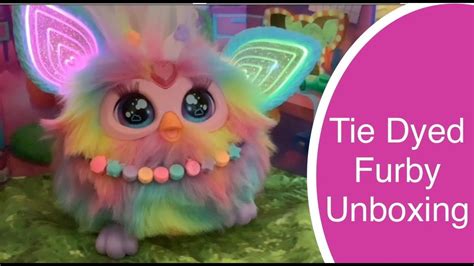 Furby is back! new version for 2023! Tie Dyed! Unboxing & 2 Furbies ...