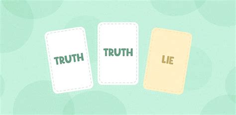 Two Truths and a Lie Ideas (130+ Lie Examples)