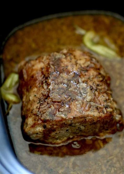 Crock Pot Mississippi Pork Roast - The Country Cook