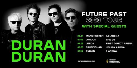 Duran Duran Announce 2023 Headline UK & Ireland Arena Tour