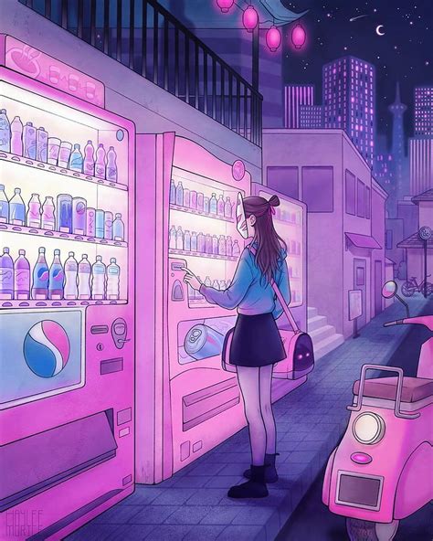 Retro Anime Aesthetic Purple - Anime, Pink and Purple Aesthetic HD ...