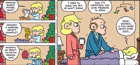 "Dream On" | Christmas Presents | FoxTrot Comics by Bill Amend