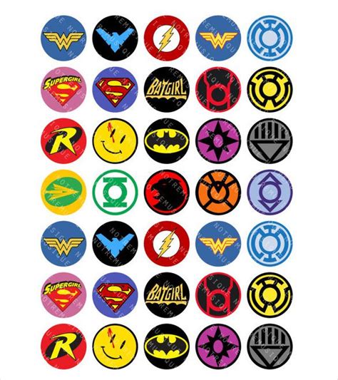 Superhero logo templates, Superhero symbols, Hero logo