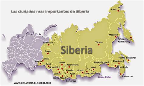 Siberia Region Map