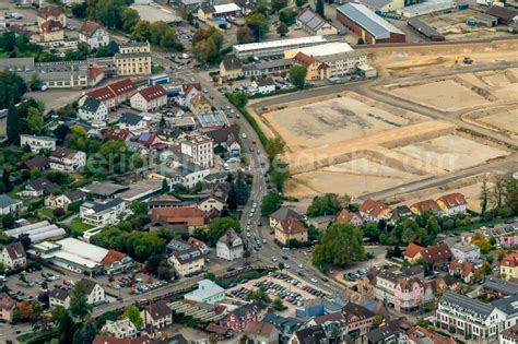 Aerial photograph Achern - Construction site with development ...