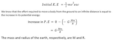 Escape Velocity and Orbital Velocity | Study Material JEE Exams