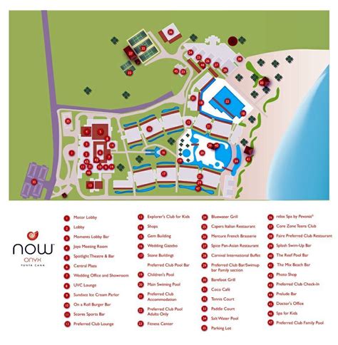 Resort Map | Now Onyx Punta Cana | Punta Cana, D.R. | Punta cana, Now ...