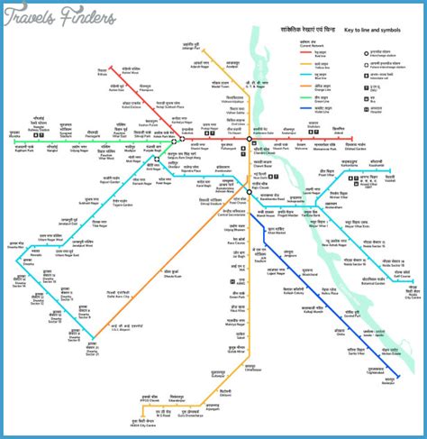 India Metro Map - TravelsFinders.Com