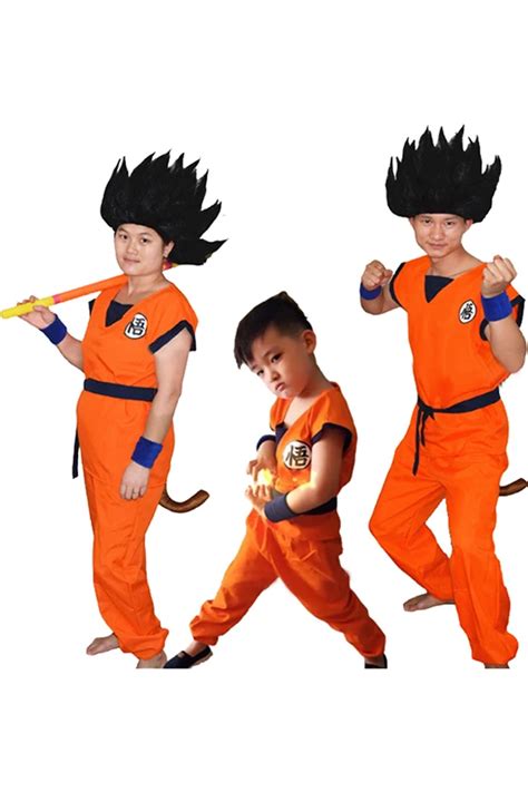 Janpan Anime Dragon Ball DragonBall Z GoKu Cosplay Costume Kids Child ...