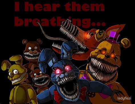 "FNAF 4 Nightmare Animatronics" Posters by ladyfiszi | Redbubble