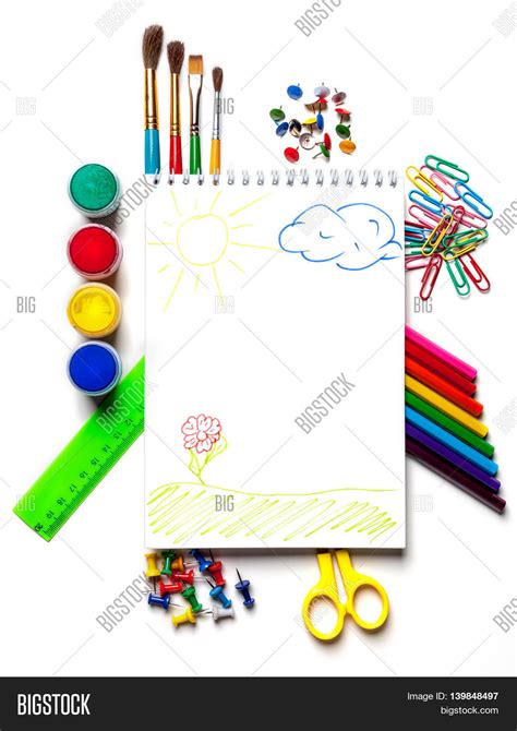 School Art Supplies Image & Photo (Free Trial) | Bigstock