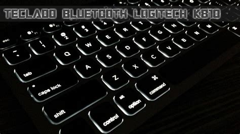 Teclado bluetooth retroiluminado Logitech K810 - YouTube