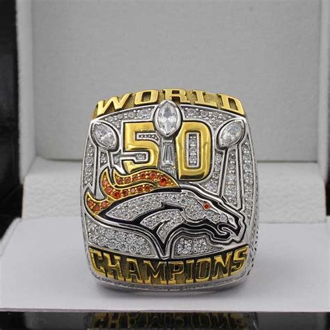 2015 Super Bowl 50 Denver Broncos Championship Ring – Best Championship ...