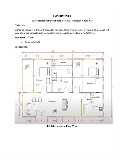 Lab 2 Cad - Drawing For learning AutoCad Assignments , Helping to make ...