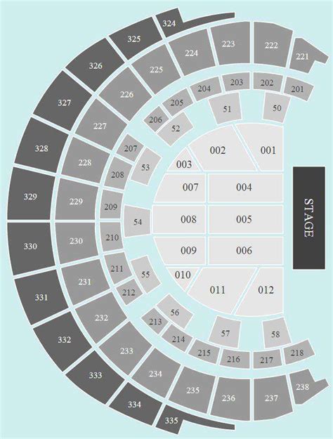 Seated Seating Plan - OVO Hydro