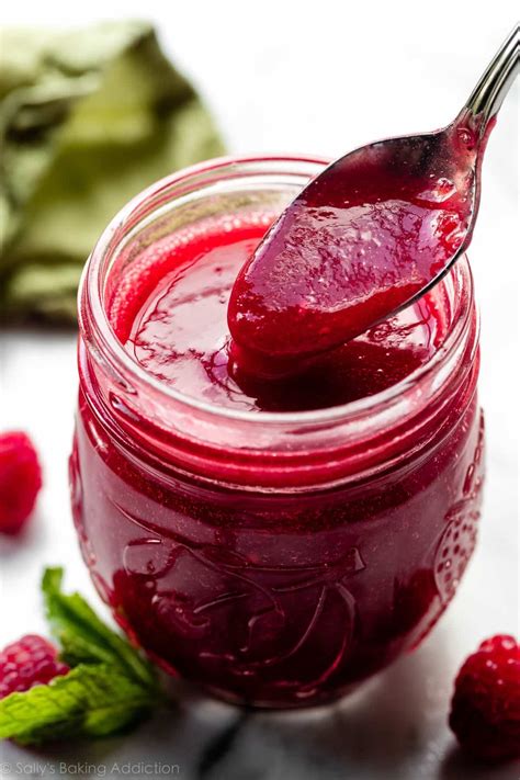 Easy Raspberry Sauce Recipe - Sally's Baking Addiction