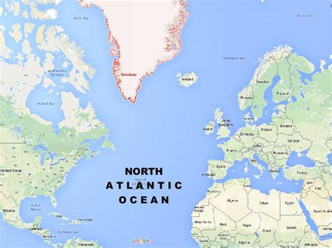 Where Is The Atlantic Ocean On United States Map - ocean wildlife list