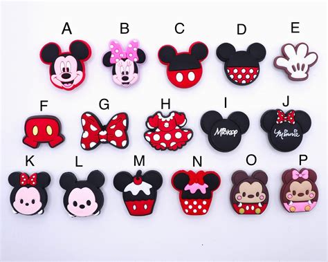 Cute Minnie and Mickey Mouse Crocs/shoe Charms - Etsy