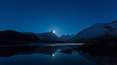 Clear Sky Night Landscape 4k Wallpaper,HD Nature Wallpapers,4k ...