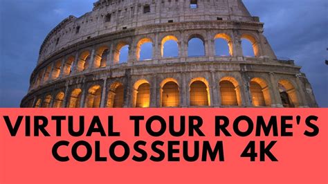 Rome Colosseum Virtual Tour with Roman Guide - YouTube