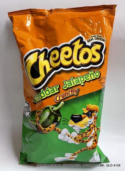 Cheetos Cheddar Jalapeno Crunchy 8oz - GS International Groceries - GS ...