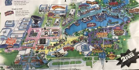 A map of Universal Studios from 20 years ago : r/florida