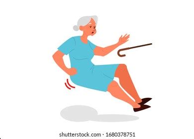 Best Elderly Fall Cartoon Royalty-Free Images, Stock Photos & Pictures ...