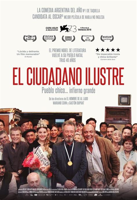 El ciudadano ilustre (2016) - Película eCartelera