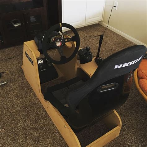 Here is my rig: Logitech g920 with nrg 350mm wheel. Bride seat and ...