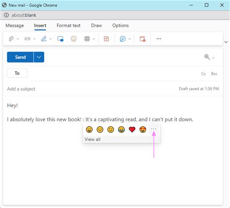 Emojis in Outlook: how to get, add, and use