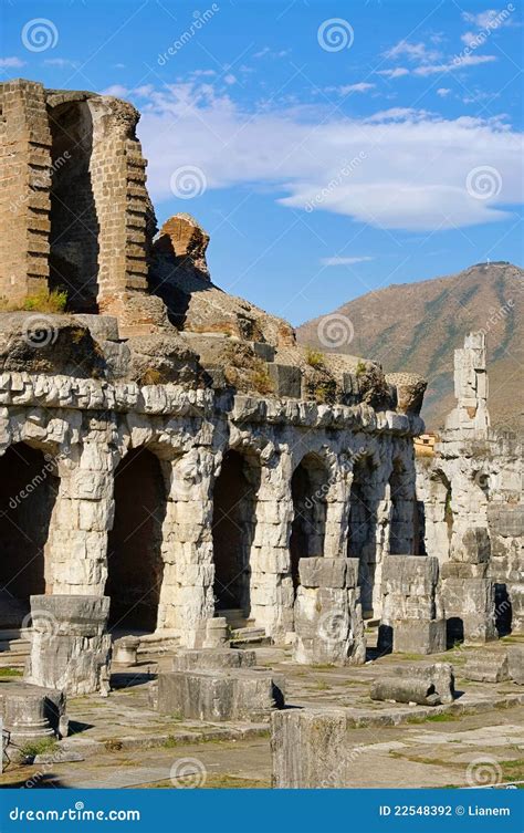 Capua amphitheatre stock photo. Image of arena, roma - 22548392