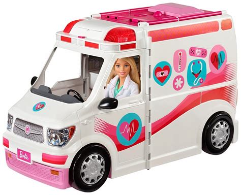 Barbie Rozkładana karetka i szpital 2w1 - FRM19 - 7465707561 ...