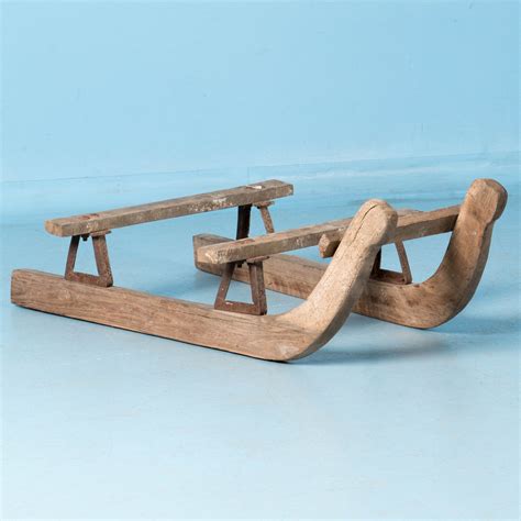 Rustic Antique 19th Century Work Sled From Hungary