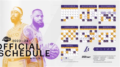 Lakers Schedule 2024 To 2024 - Rivy Vinita