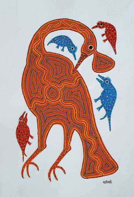 Bhil Art by artist Bhuri Bai – Image, Folk Art | Mojarto